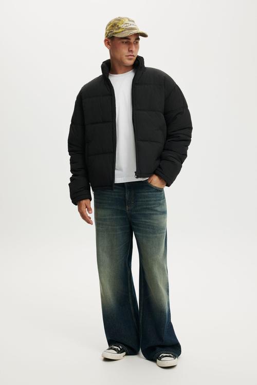 Puffer Jacket - Jet Black