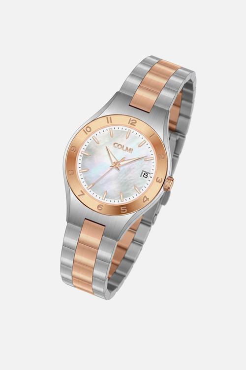 ELARA Two-Tone Mother of Pearl Watch CL-7ELASR-D - Gold/Silver