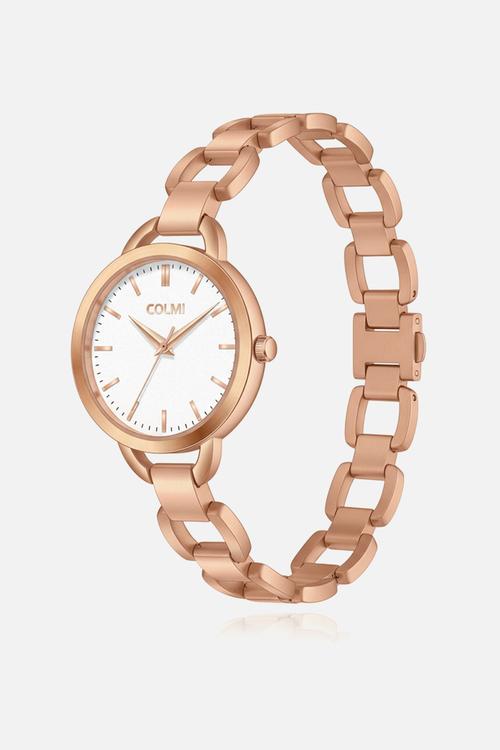 VIRE  stainless steel Link Bracelet Watch CL-7VIRR-9D - Rose Gold