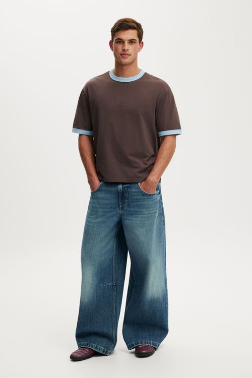 Y2K Super Baggy Jean - Radio Blue
