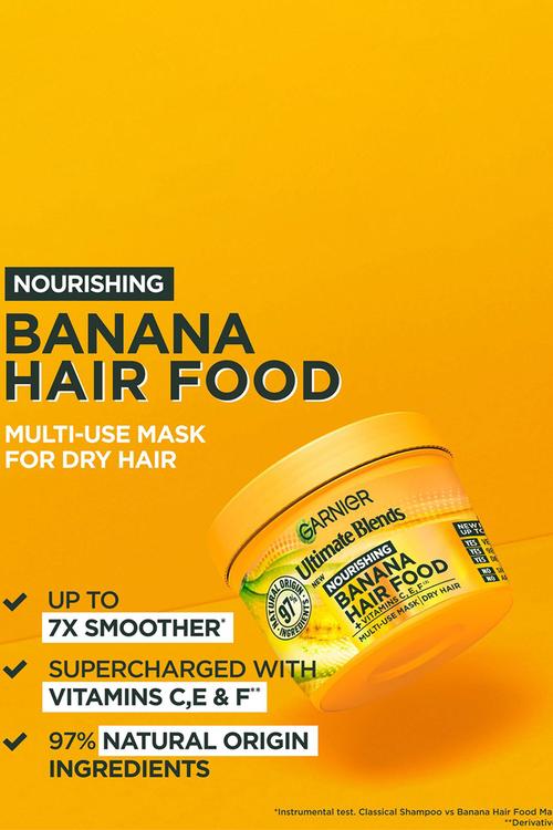 Garnier Ultimate Blends Banana 3 in 1 Mask - 400ml