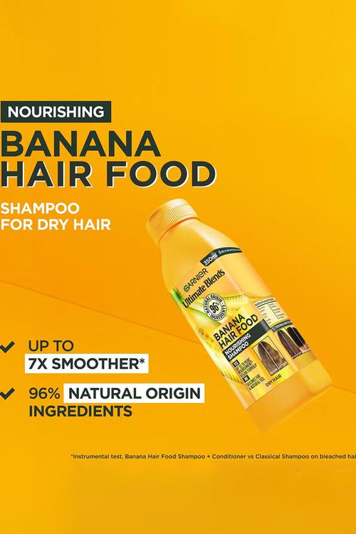 Garnier Ultimate Blends Banana Shampoo - 350ml