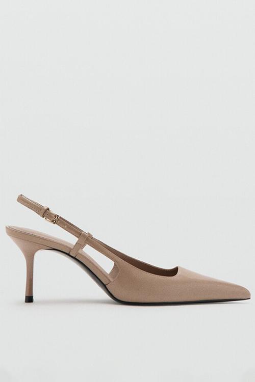 Pistacho closed toe slingback - light/pastel pink