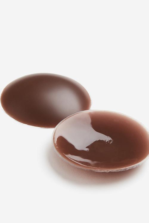 2 Pairs nipple covers - dark brown