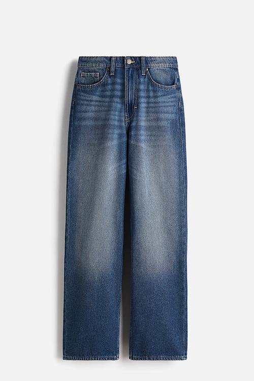 Straight high jeans - denim blue