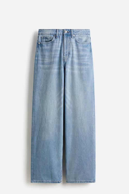 Straight high jeans - light denim blue