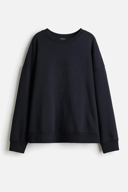 Oversized sweatshirt - navy blue