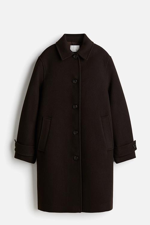 Car coat - dark brown