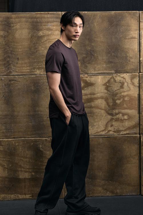 Mesh sports T-shirt with drymove™ - dark brown