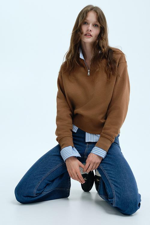 Flared high jeans - denim blue