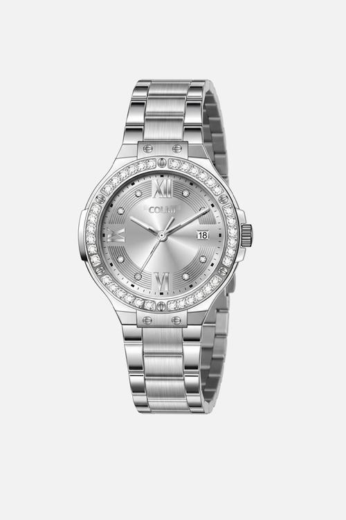 LIORA Crystal Bezel Watch CL-8LIOS-D - Silver