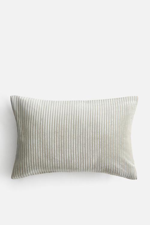 Corduroy cushion cover - light khaki green