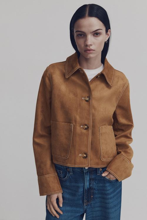 Collared jacket - beige