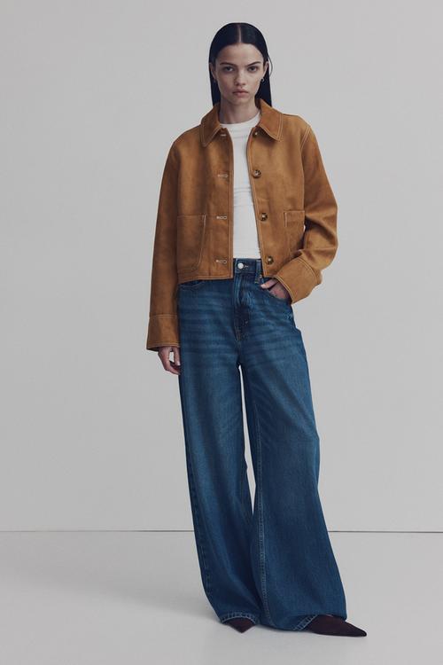 Collared jacket - beige