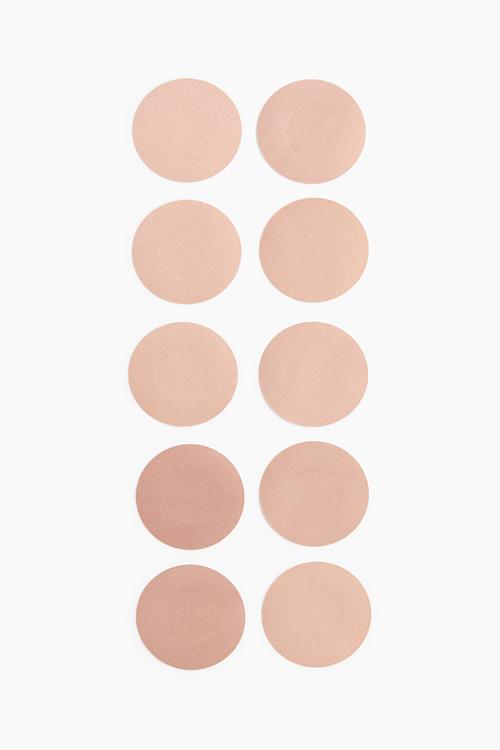 5 Pairs nipple covers - beige