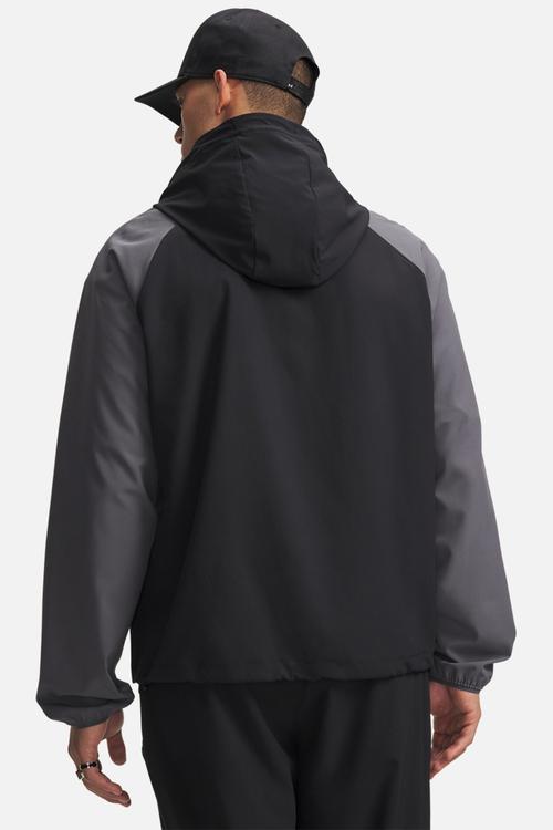 UA Vibe Woven Anorak - Castlerock / Black / White