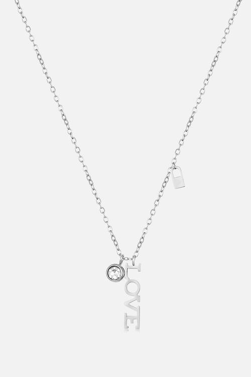 DKJ520003-2 Necklace- Silver