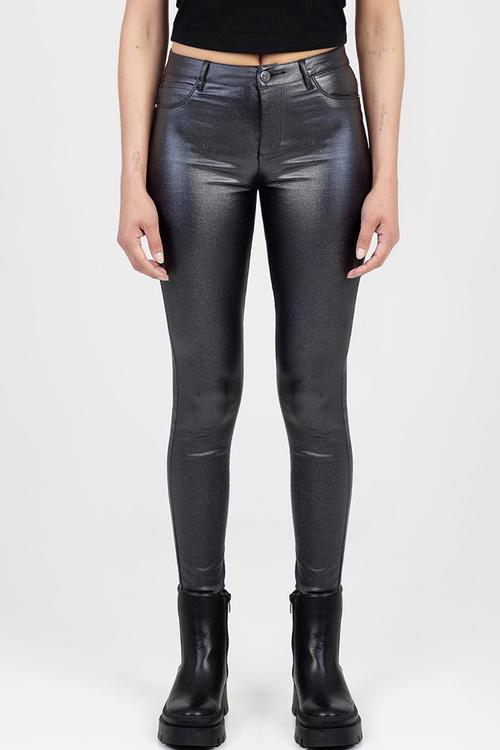 Riley Skinny Pants - Charcoal/Black