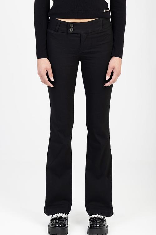 Gill Bootleg Trousers - Black