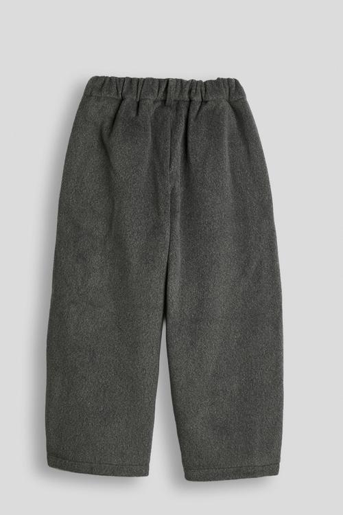 Melton wide leg trousers - grey