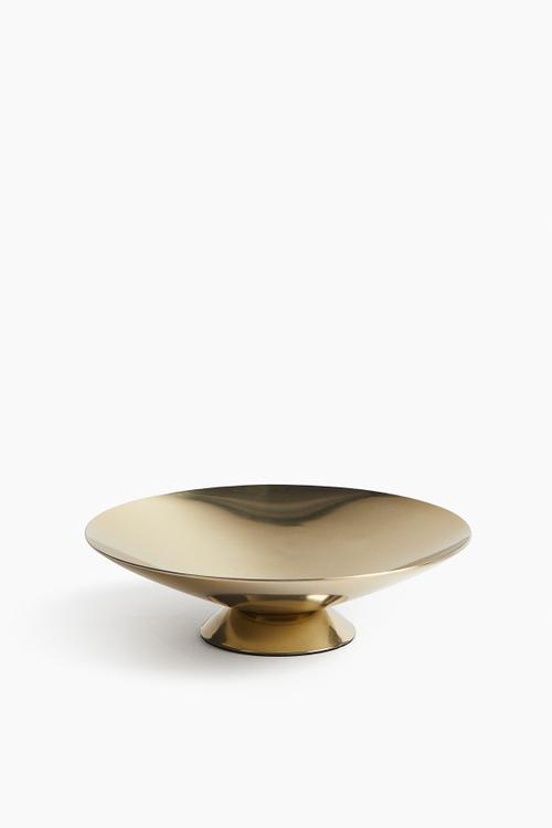 Small pedestal bowl - gold-coloured