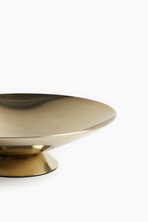 Small pedestal bowl - gold-coloured