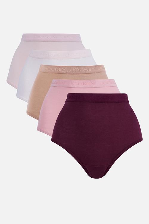 Full brief - blush/oatmeal/taupe/mauve/cherry