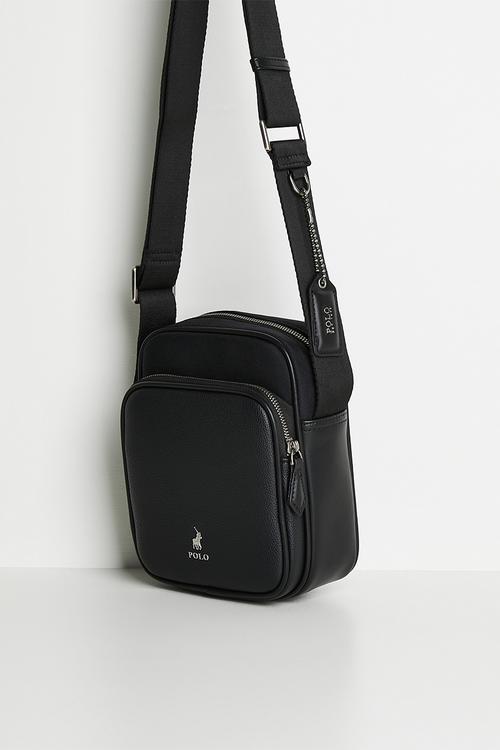 Metro Compact Crossbody - Black
