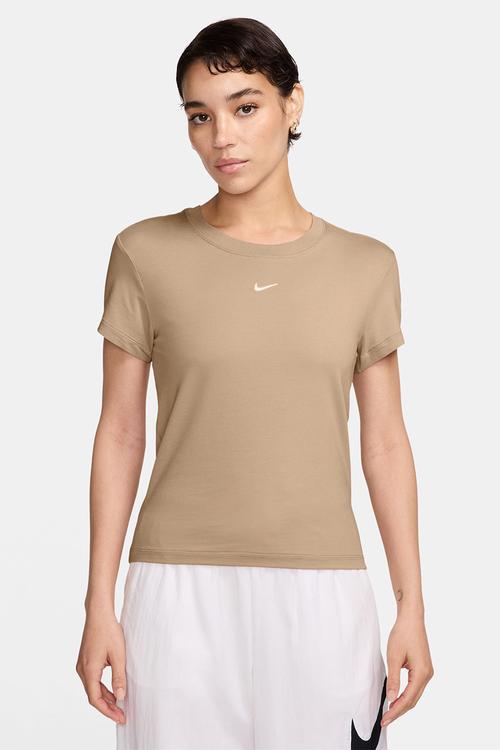 W Nsw Nk Chll Knt Md Crp - Linen/Sail