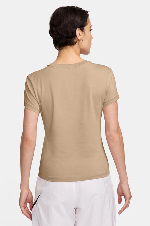 W Nsw Nk Chll Knt Md Crp - Linen/Sail
