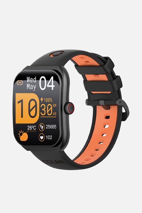 COLMI P86 Smart Watch Two-color Strap Bands P86-SB - Black & Orange