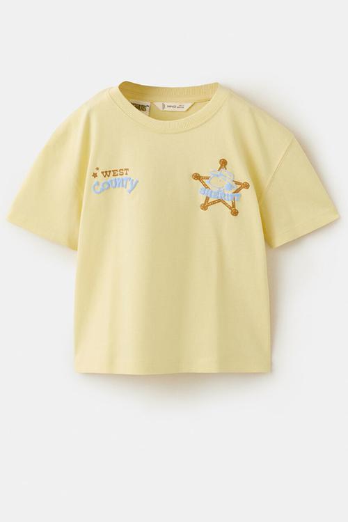 T-Shirt Snsherif - Amarillo Pastel