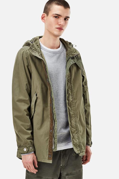 Batt HDD short parka scota weave