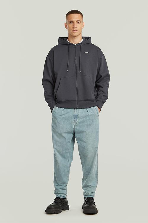 Back Gr Loose Hdd Zip Sw - Petrol