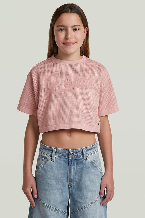 Boxy Cropped Tee Ss G - Burnished Lilac