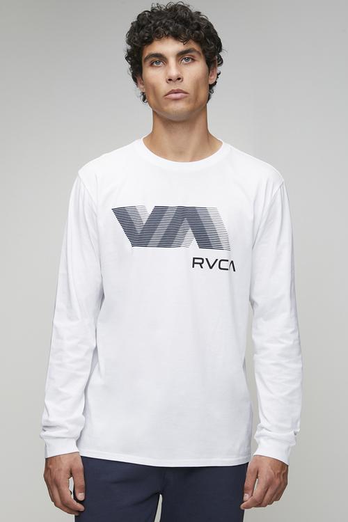 Va Blur Long sleeve Tee - White