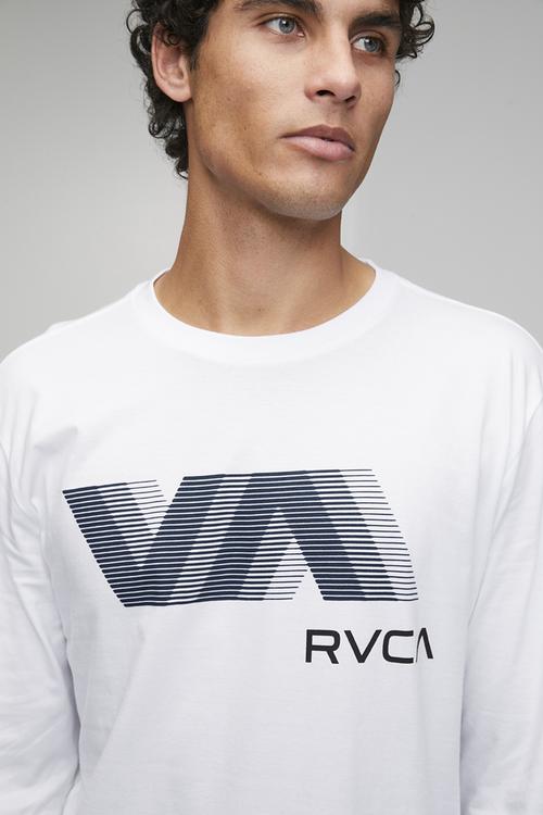 Va Blur Long sleeve Tee - White