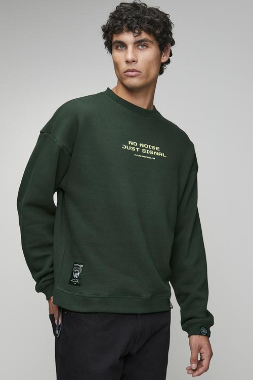 S1GN4L Sweat  - Dark Green