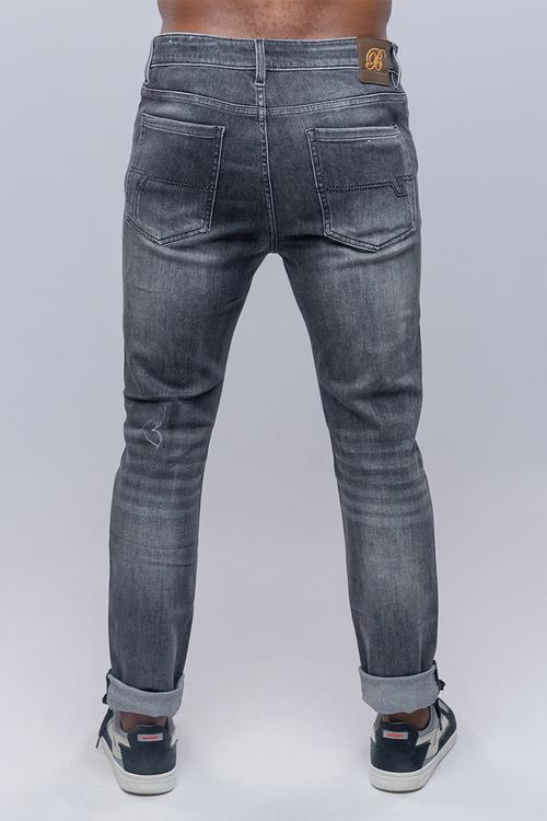 Bogart enough said distressed denim - grey