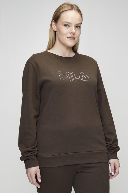 Plus Diva Sweatshirt - Chocolate Martini