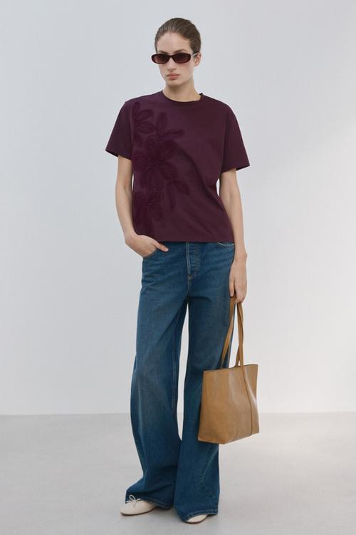 T-shirt jazmin - dark red