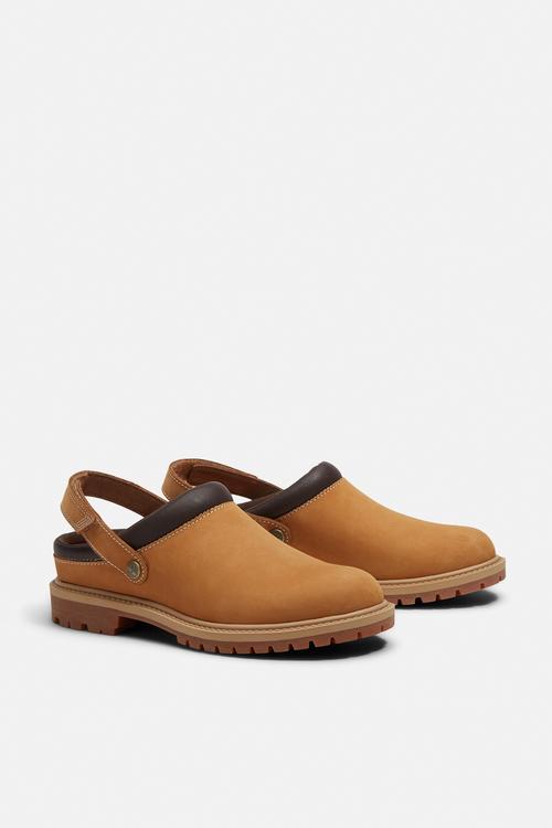Timberland® premium clog shoe - wheat nubuck
