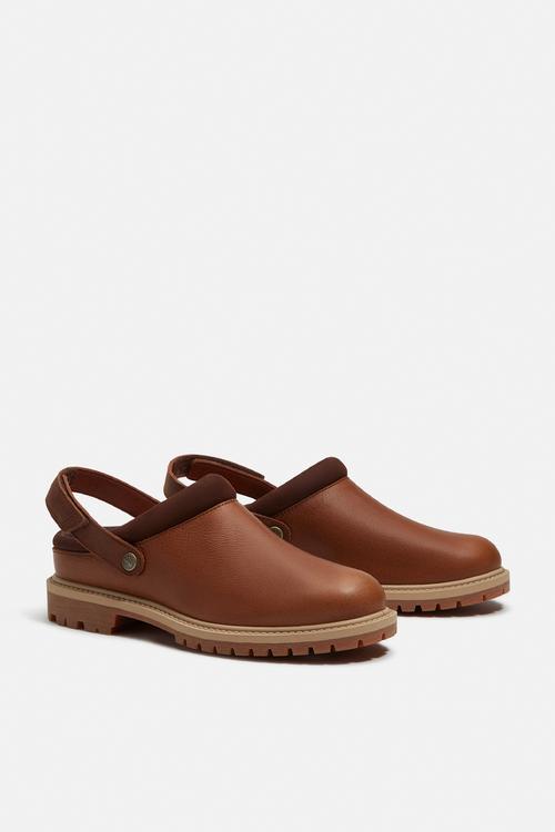 Timberland® premium clog shoe - rust full grain