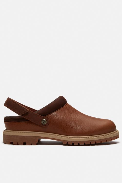 Timberland® premium clog shoe - rust full grain