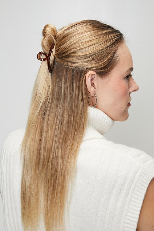 Danae Claw Clip Set - Brown