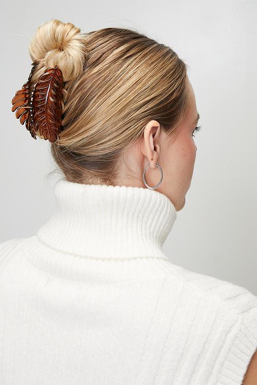 Danae Claw Clip Set - Brown