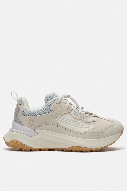 Motion access low lace up waterproof sneaker - natural suede