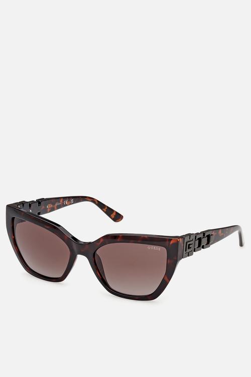 Cat Eye Shape Sunglasses 55 mm - Dark Havana