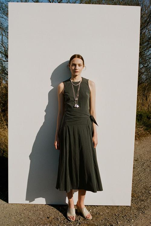 Dress scarf - beige/khaki