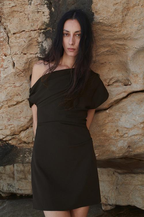 Dress delia - brown